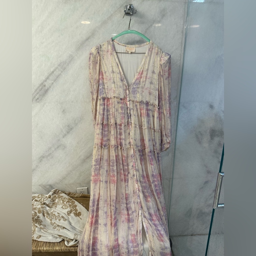 Rococo Sand Pastel Long Sleeve Dress